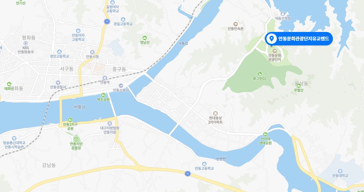 유교랜드 약도